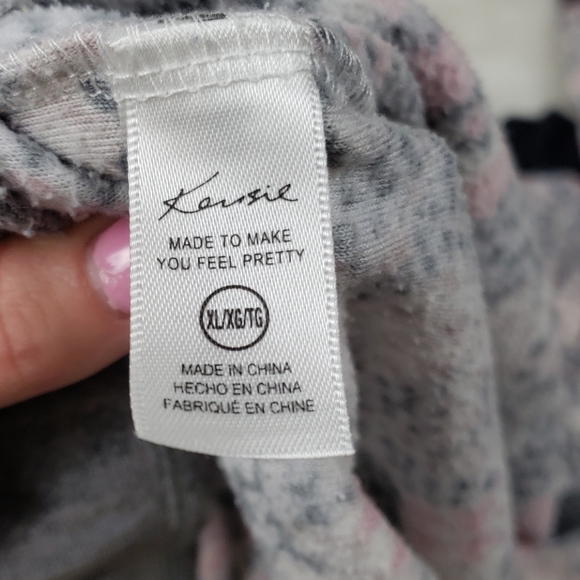 {Kensie} Nordic Pj Pant Jogger style - Picture 5 of 5